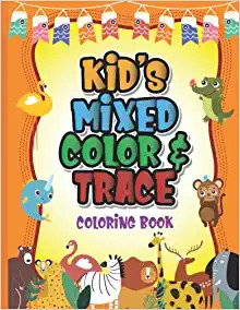 blackburn publishing Kid’s Mixed Color & Trace Activity Book