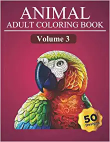 blackburn publishing Animal: Adult Coloring Book Volume 3