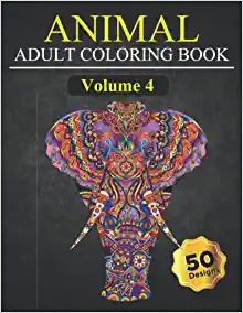 blackburn publishing Animal: Adult Coloring Book Volume 4