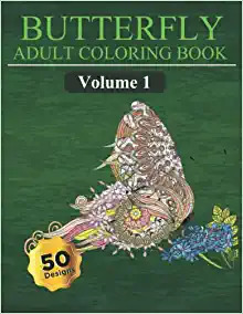 blackburn publishing Butterfly: Adult Coloring Book Volume 1