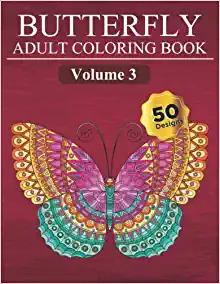 blackburn publishing Butterfly: Adult Coloring Book Volume 3