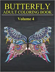 blackburn publishing Butterfly: Adult Coloring Book Volume 4