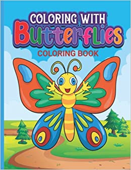 blackburn publishing Coloring with Butterflies Coloring Book