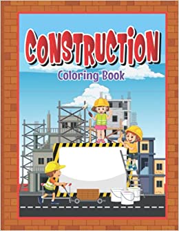 blackburn publishing Construction Coloring Book