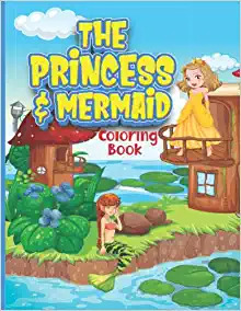 blackburn publishing The Princess & Mermaid Coloring Book