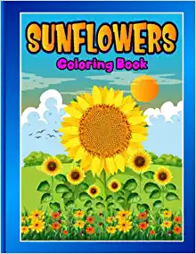 blackburn publishing Sunflowers Coloring Book